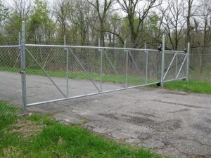 Chain Link Commercial Gate