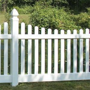 Ranch Style Vinyl Picket Fence Installation MN