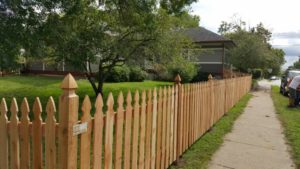 Decorative Wooden Picket Fence