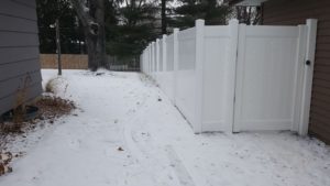 Winter Privacy Fence Installation Professionals