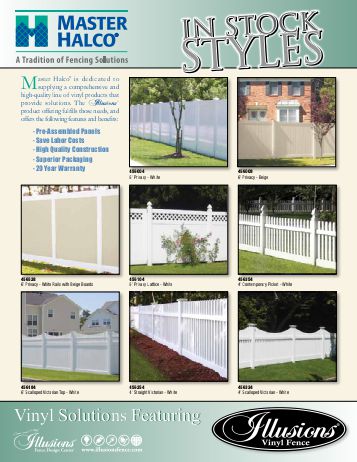 Benefits of Vinyl Fence