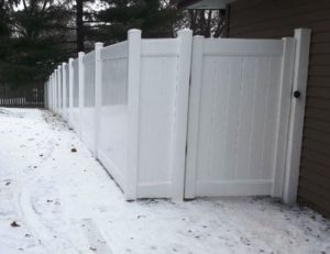 No concrete Fence Installation