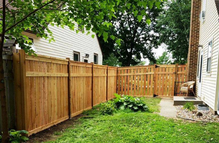 Wood Fence Installation Blaine MN