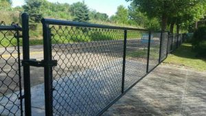 Add Style With Colored Vinyl-Coated Chain-Link Fencing