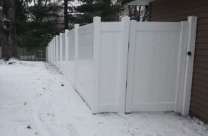 Minnetonka Winter Fence Installation