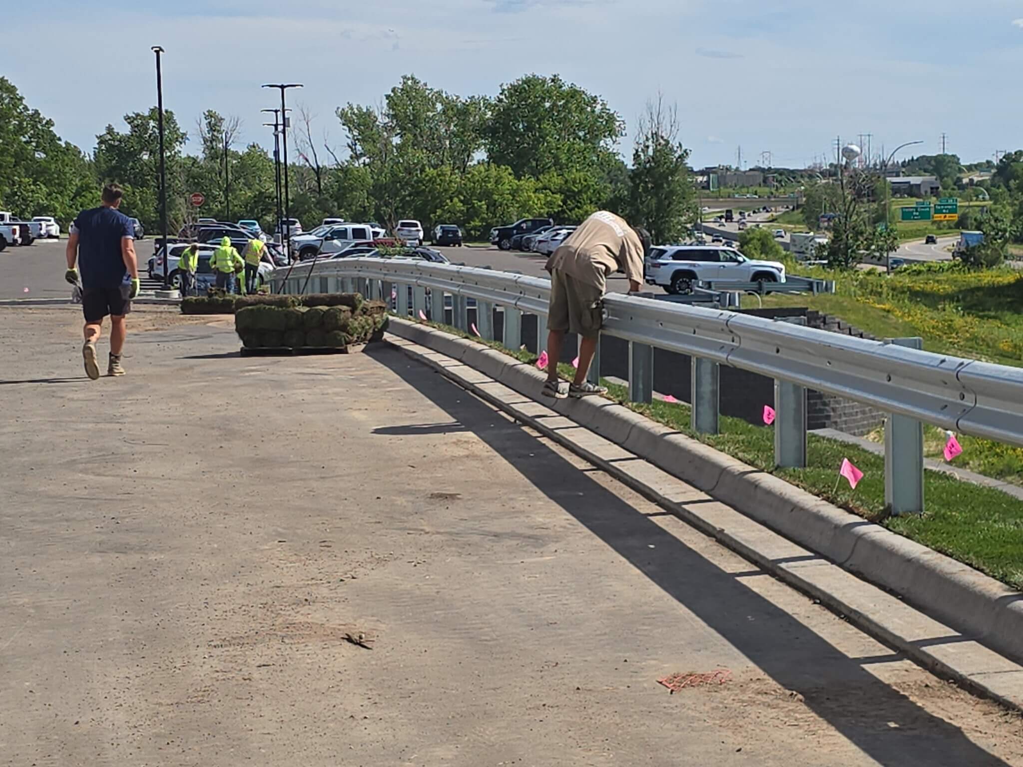 Guard Rail Installation for Main Event in Woodbury MN