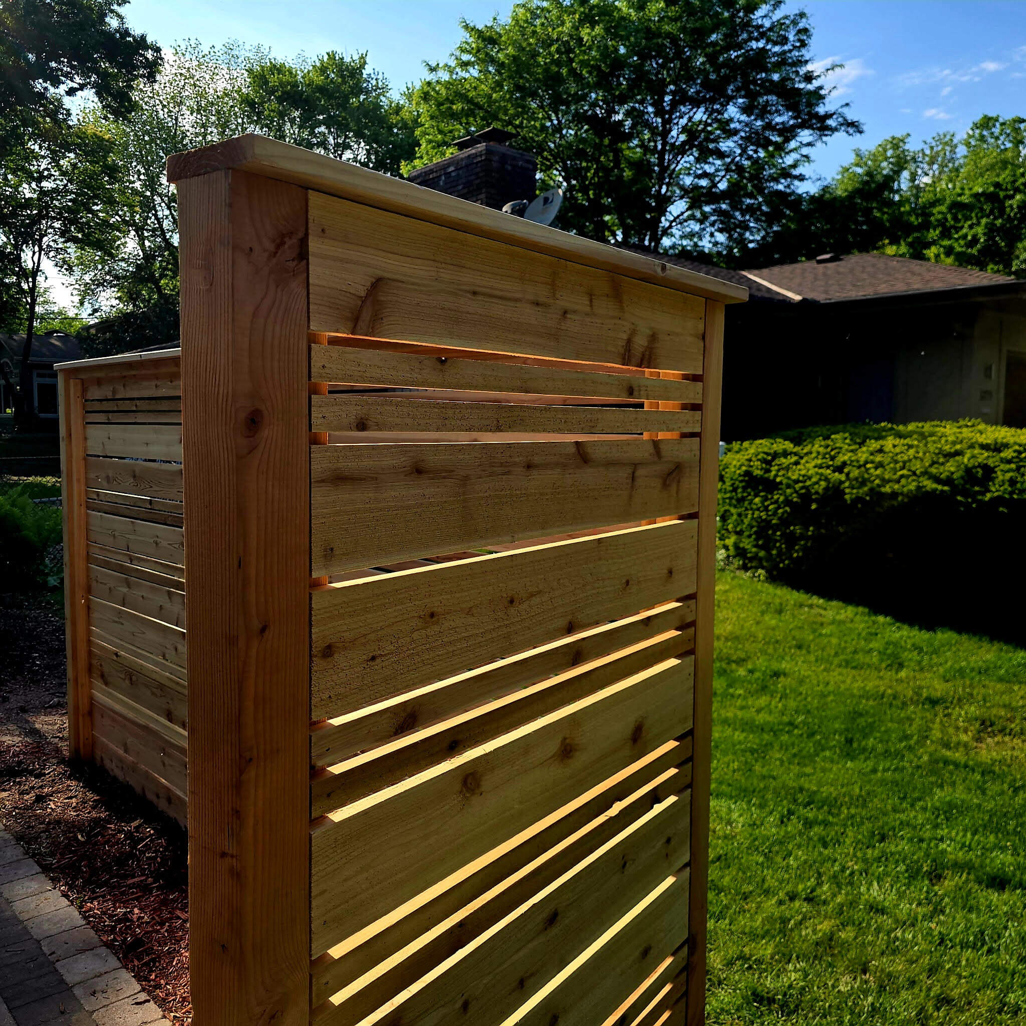 Twin Cities Fence Custom Cedar Build