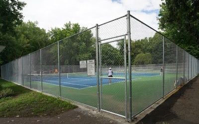Tennis Court Fence Installation in Deephaven, MN