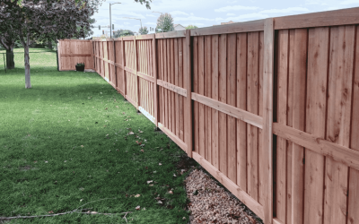 Cedar Privacy Fence Installation in Anoka MN